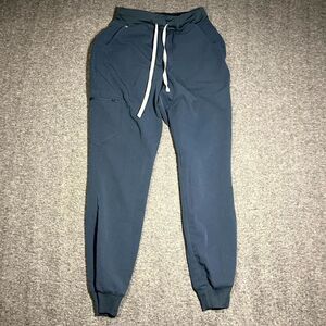 Figs HW Zamora High Waist Blue Technical Jogger Scrub Bottom Pants Women's S/T